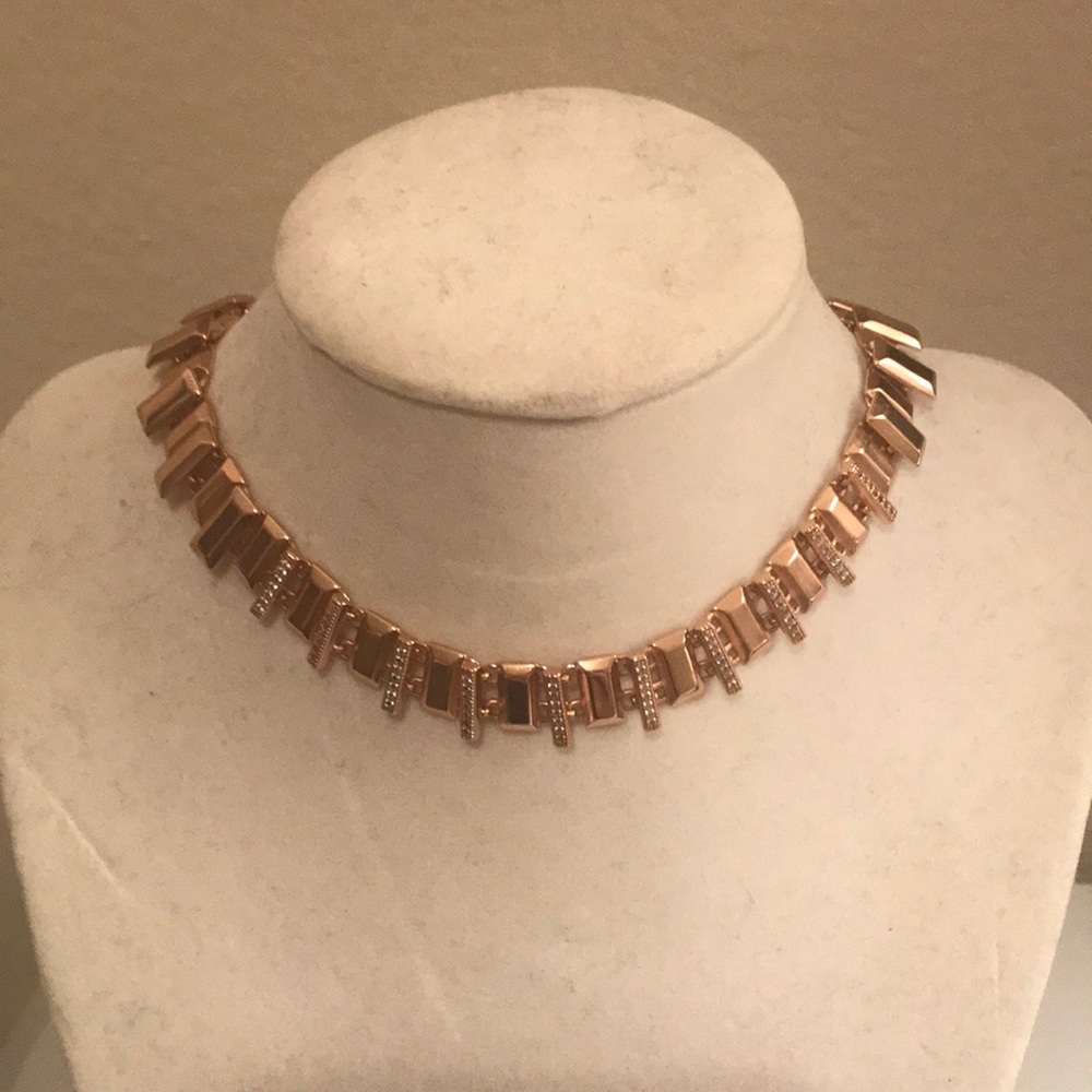 Kendra Scott Harper choker necklace rose gold